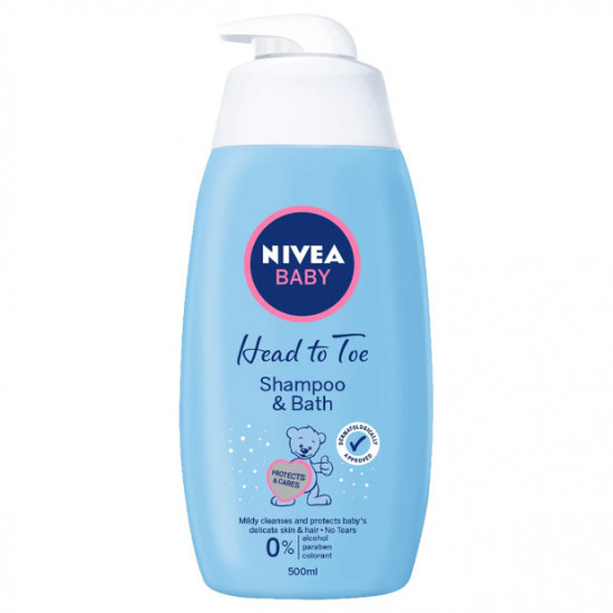 NIVEA Baby Sprchový gél a šampón - Head to toe 500ml