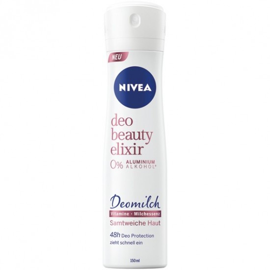 NIVEA Beauty elixir 0% aluminium deospray 150ml