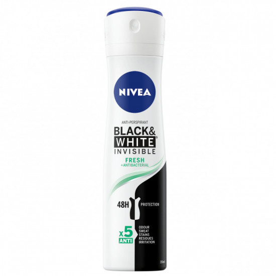 NIVEA Black & White Invisible fresh + Antibacterial deospray 150ml