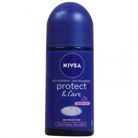 NIVEA Gulôčkový antiperspirant/antitranspirant - Protect&Care 50ml