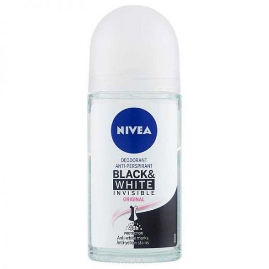 NIVEA Anti-perspirant roll-on Black & White Invisible original 50ml