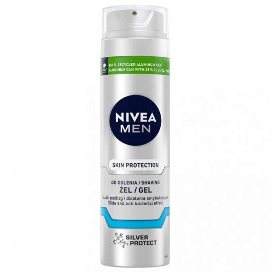NIVEA Men Gél na holenie Skin protection 200ml