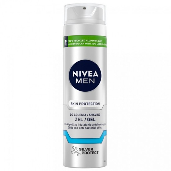 NIVEA Men Gél na holenie Skin protection 200ml