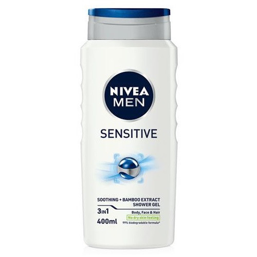 Nivea Men Sprchový gél 3in1 Sensitive 400ml