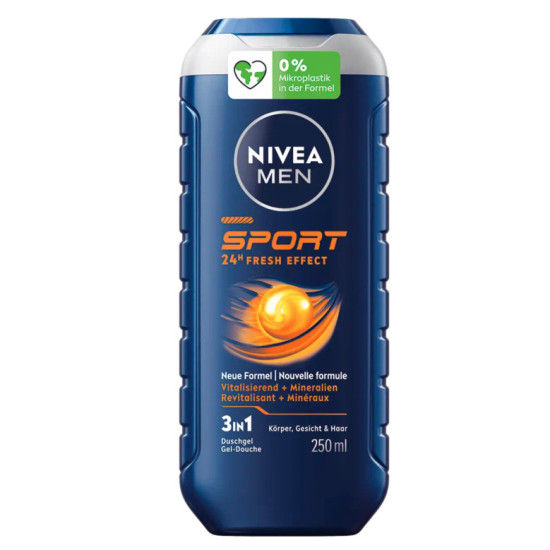 Nivea MEN Sprchový gél 3in1 Sport 250ml