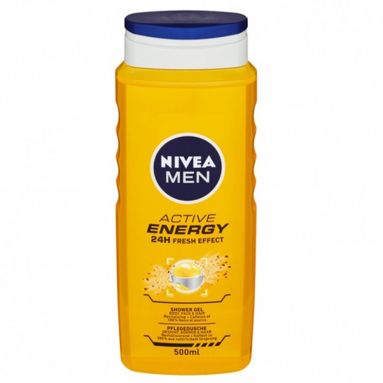 NIVEA Men Active Energy Energizujúci sprchový gél 500ml