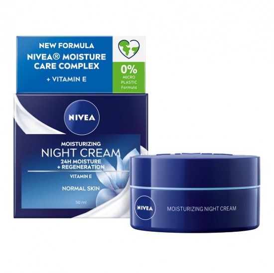 Nivea nočný krém 50ml 24h Moisture Regeneration