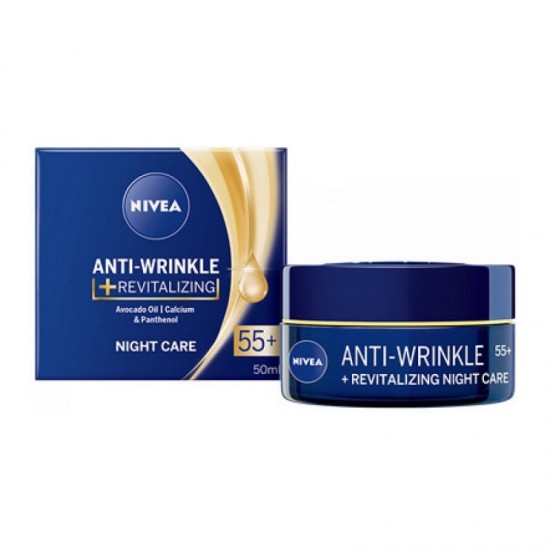 NIVEA Anti Wrinkle Revitalizing nočný pleťový krém 50ml