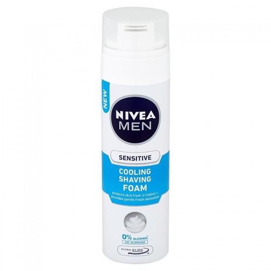 NIVEA Pena na holenie - Sensitive cool 200ml