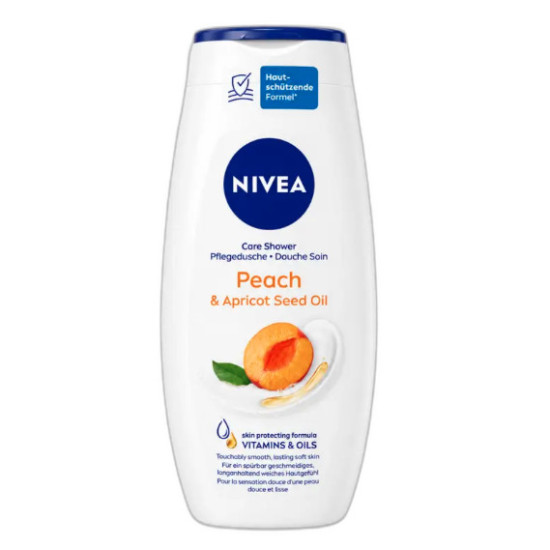 Nivea Sprchový gél Peach & Apricot sedd Oil 250ml