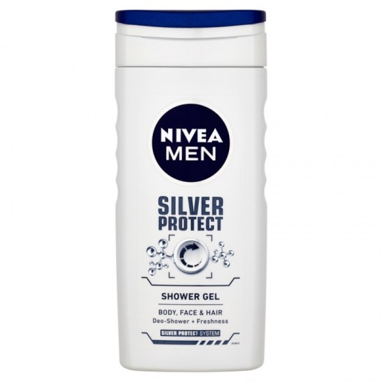 NIVEA Sprchový gél - 3in1 Silver protect 250ml