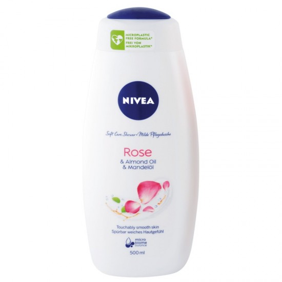 NIVEA Sprchový gél Rose & Almond Oil 500ml NIVEA Sprchový gél Rose & Almond Oil 500ml