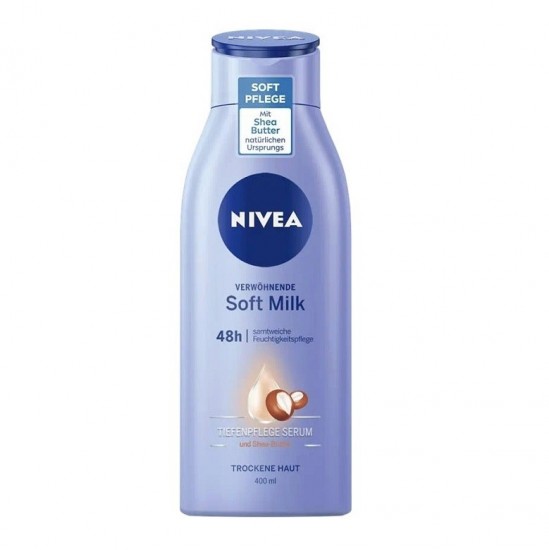 Nivea Telové mlieko 400ml - 48h Bambucké maslo