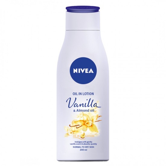 NIVEA Telové mlieko s olejom Vanilla & Almond oil 400ml