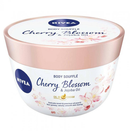 NIVEA Telové suflé s olejom Cherry Blossom & Jojobový olej 200ml