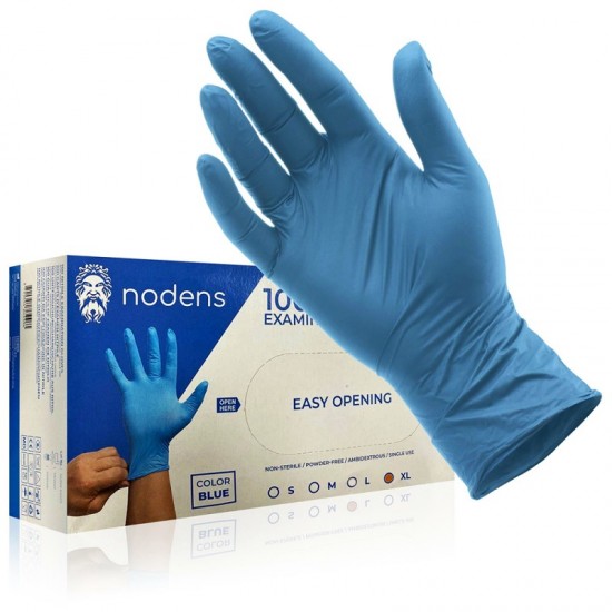 NODENS Bezpúdrové nitrilové rukavice veľkosť XL 100ks