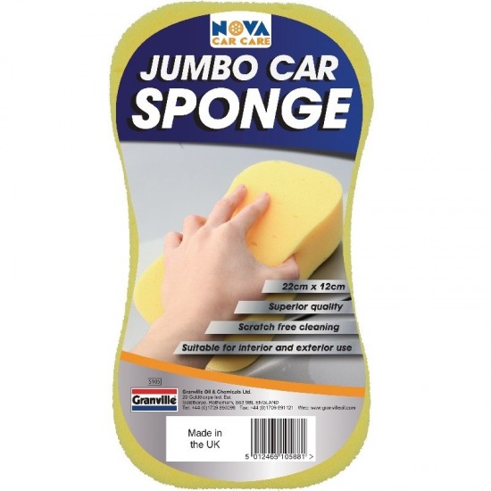 NOVA CAR CARE Autošpongia Jumbo Car Sponge 1ks (22x12cm)