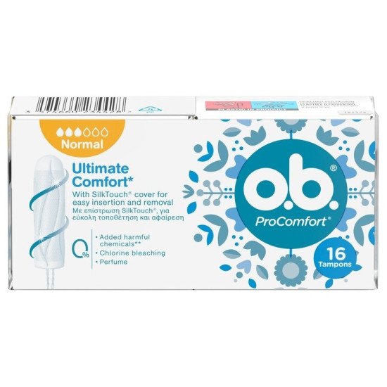 O.B. Tampóny Pro Comfort Normal 16ks O.B. Tampóny Pro Comfort Normal 16ks