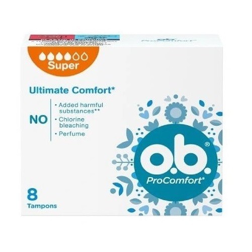 O.B. tampóny ProComfort Super 8ks