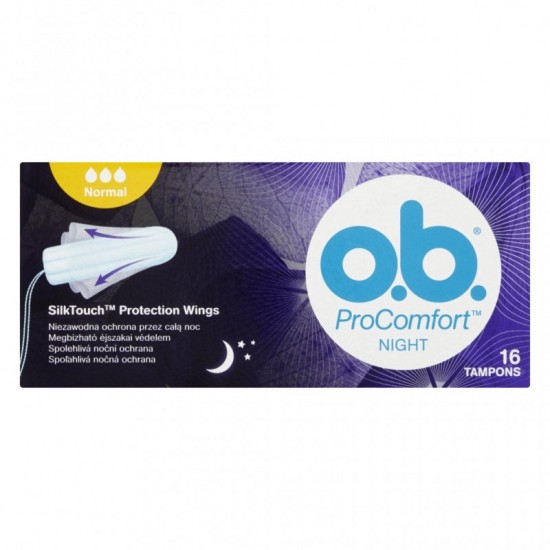 OB Pro Comfort Night Tampóny - Normal 16ks