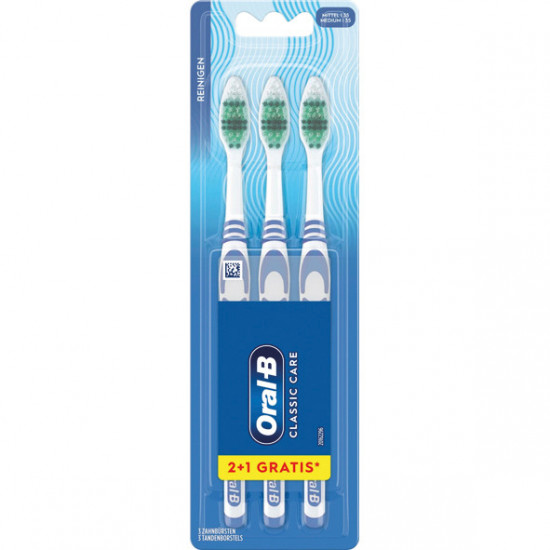 ORAL-B  Zubná kefka - Classic Care Medium 3ks