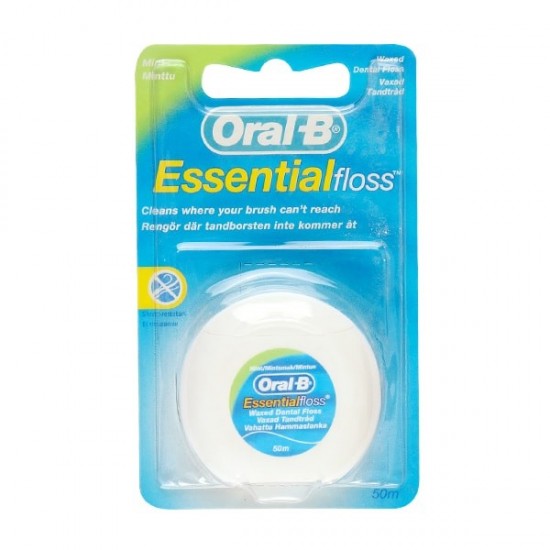 ORAL-B Zubná niť voskovaná - Essentialfloss 50m