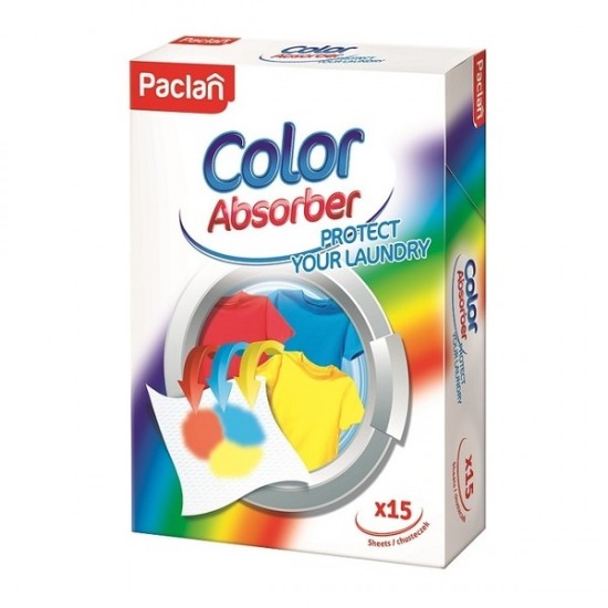 PACLAN Color Catcher - Obrúsky do práčky proti zafarbeniu bielizne 15ks
