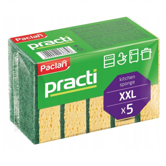 Paclan Kuchynská špongia XXL 5ks
