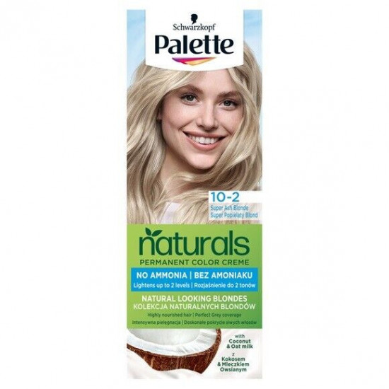 PALETTE Naturals color creme 10-2 silno popolovo plavá PALETTE Naturals color creme 10-2 silno popolovo plavá