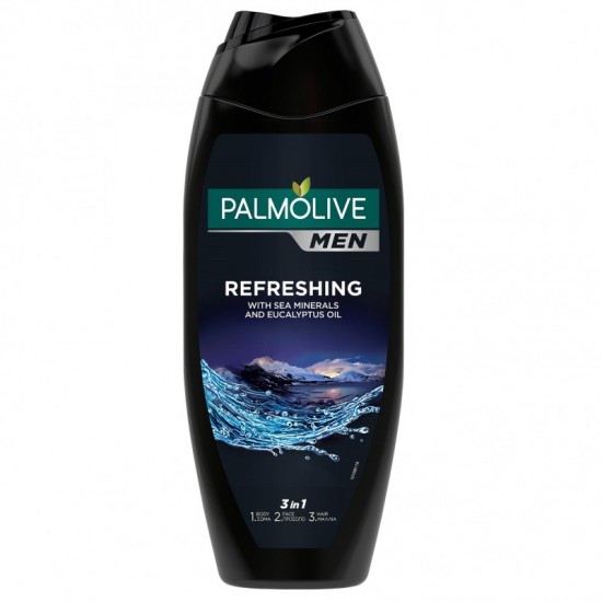 PALMOLIVE Men Sprchový gél 3in1 Refreshing with Sea minerals & Eucalyptus Oil 500ml