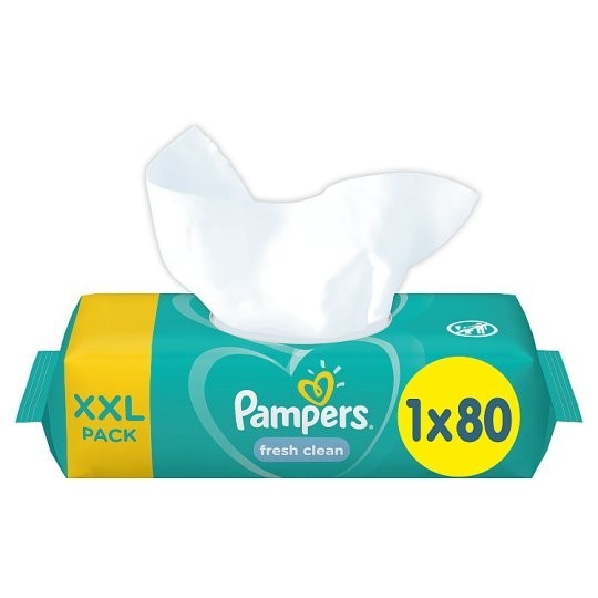 PAMPERS Detské vlhčené obrúsky - Fresh Clean 80ks