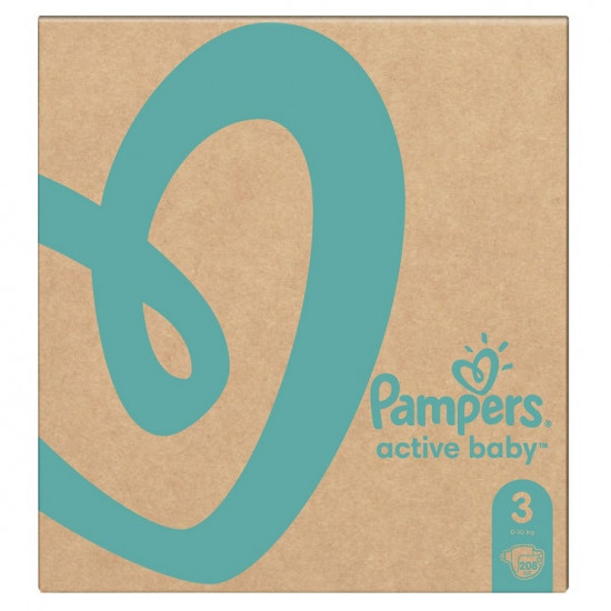 PAMPERS Active Baby 3 208 ks