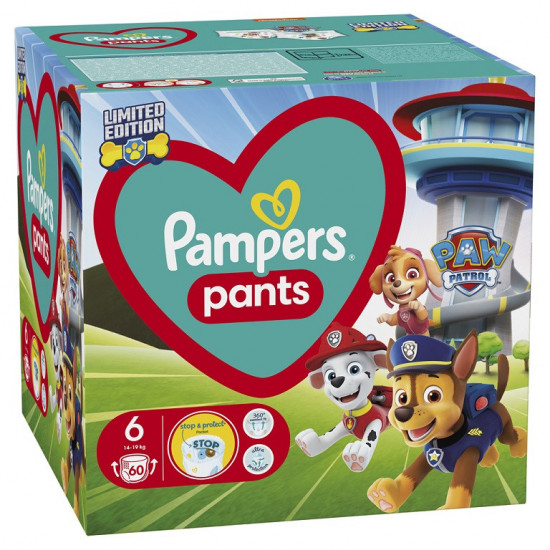 PAMPERS Active Baby Pants 6 - 60 ks (0,31€/ks)
