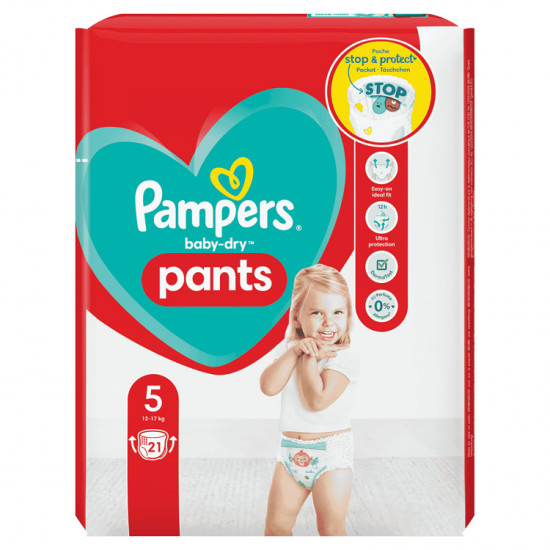 Pampers Pants Baby Dry  S5 (12-17kg) 21ks