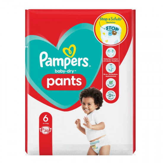 Pampers Pants Baby Dry  S6 (14-19kg) 20ks