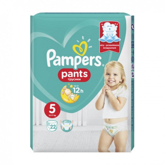 PAMPERS  Pants 5 (12-17kg) 22ks