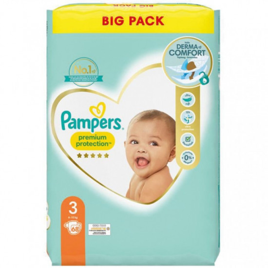 Pampers Pants Premium protection  S3 (6-10kg) 68pcs