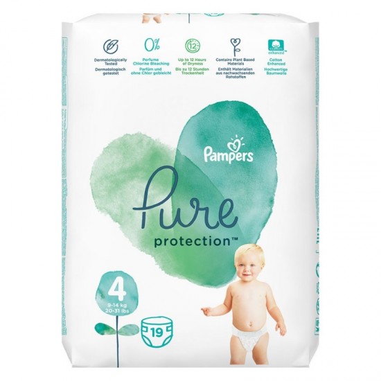 PAMPERS pants Pure Protection S4 (9-14kg) 19ks
