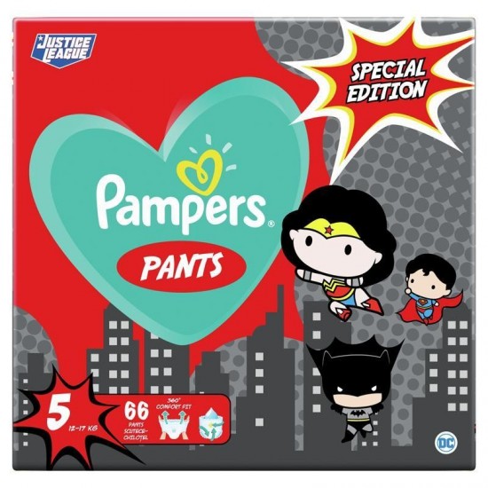 Pampers Pants Special edition Justice League S5 (12-17kg) 66ks