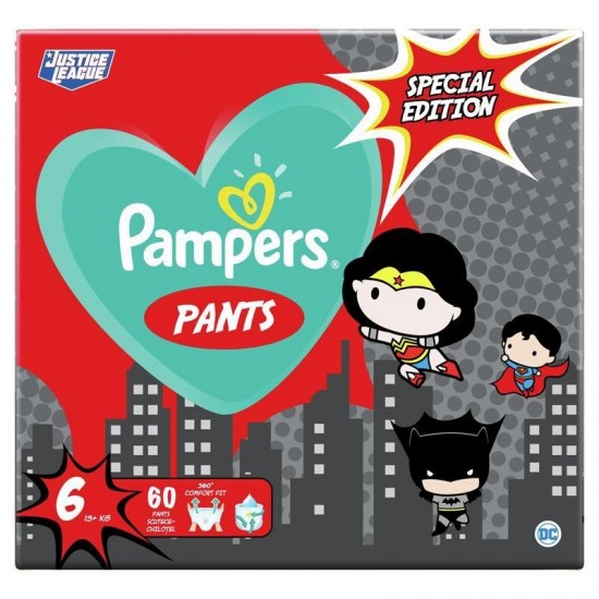 Pampers Pants Special edition Justice League S6 (15+kg) 60ks