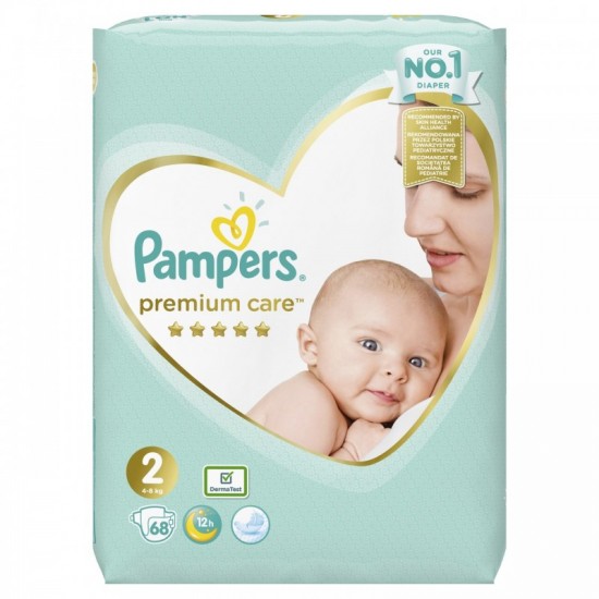 PAMPERS Premium care 2 (4-8kg) 68ks