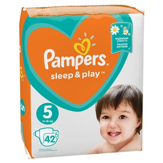 PAMPERS Sleep & Play Junior S5 (11-16kg) 42ks