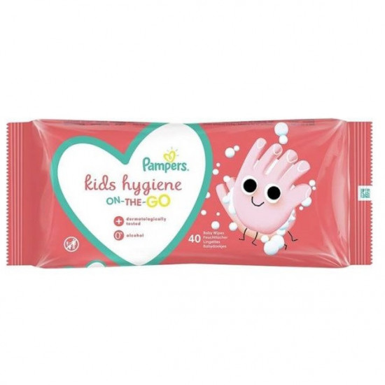 Pampers wipes On the go - kids hygiene 40 pcs Pampers wipes On the go - kids hygiene 40 pcs