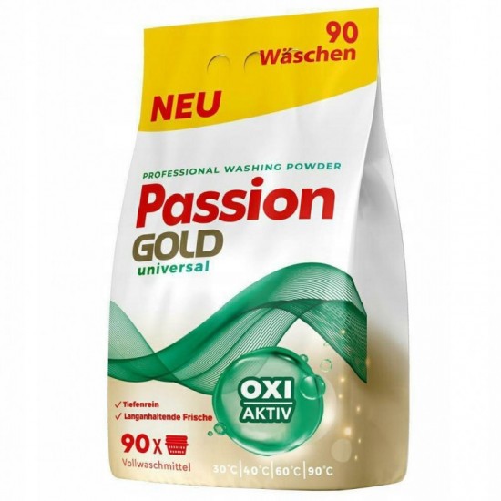 PASSION GOLD Prací prášok Universal OXI Aktiv 5,4kg - 90 praní