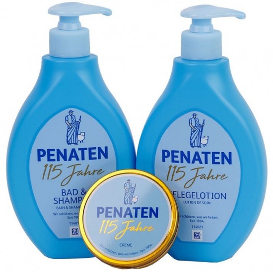 PENATEN Starostlivosť o dieťa - Pleťová voda 400ml + Sprchový šampón 400ml + Krém 50ml PENATEN Starostlivosť o dieťa - Pleťová voda 400ml + Sprchový šampón 400ml + Krém 50ml