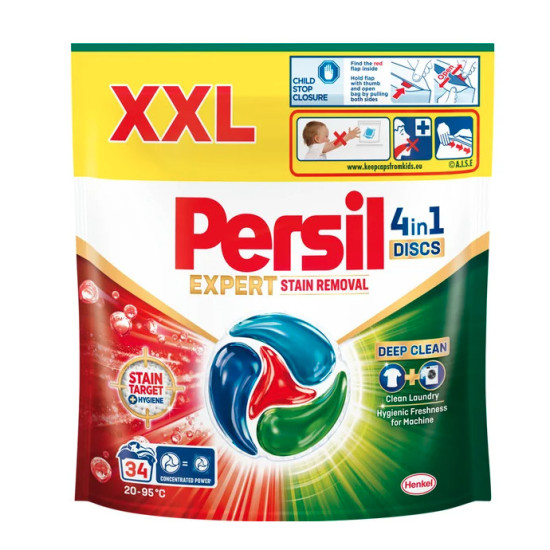 PERSIL 4in1 Discs Expert Stain Removal Deep Clean kapsule 34 PD