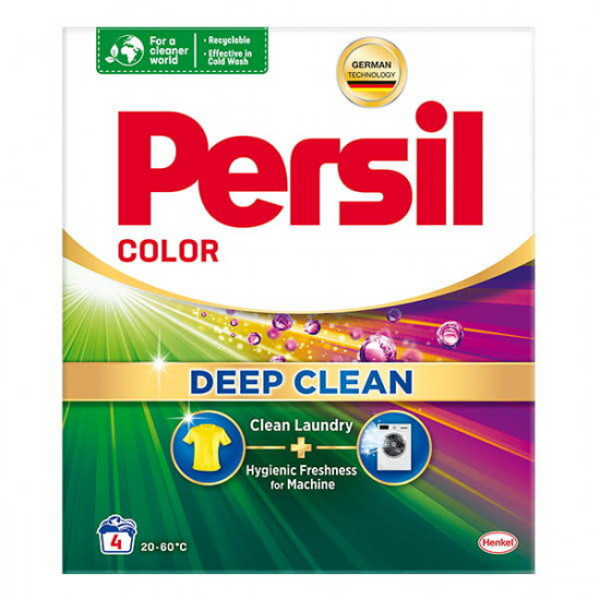 PERSIL Prací prášok Deep clean Color 240g - 4 prania PERSIL Prací prášok Deep clean Color 240g - 4 prania