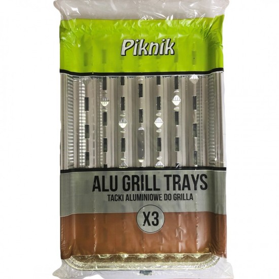 PIKNIK Grilovacie tácky 3ks