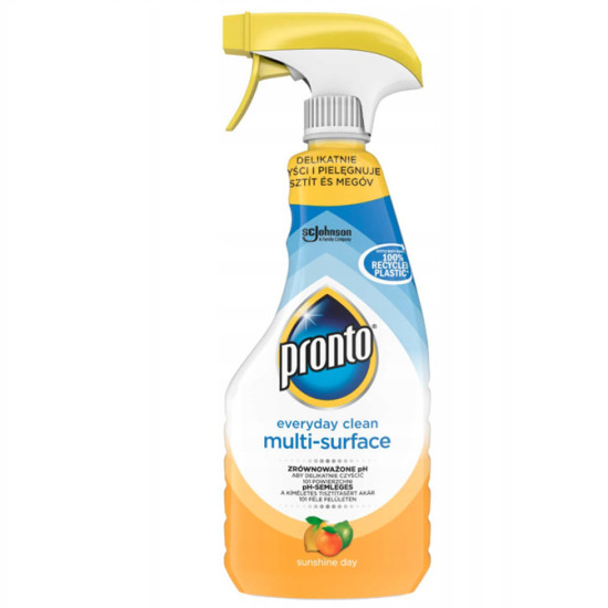 PRONTO Multisurface univerzálny čistiaci prostriedok na odstránenie prachu sprej 500ml PRONTO Multisurface univerzálny čistiaci prostriedok na odstránenie prachu sprej 500ml