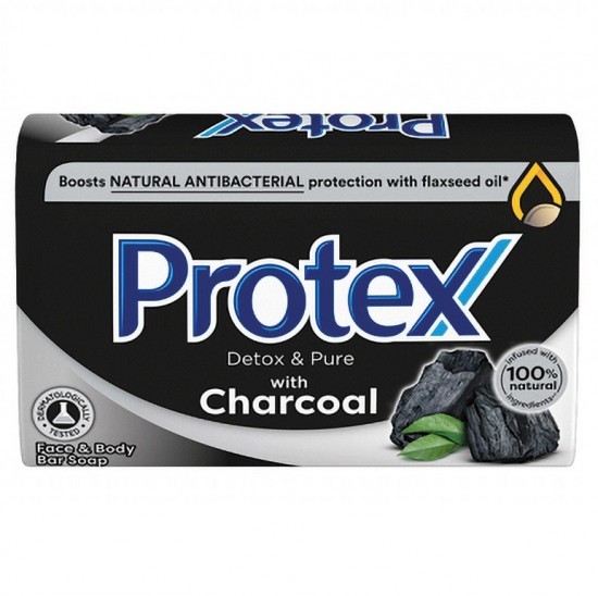 PROTEX Tuhé mydlo - Detox & pure with Charcoal 90g